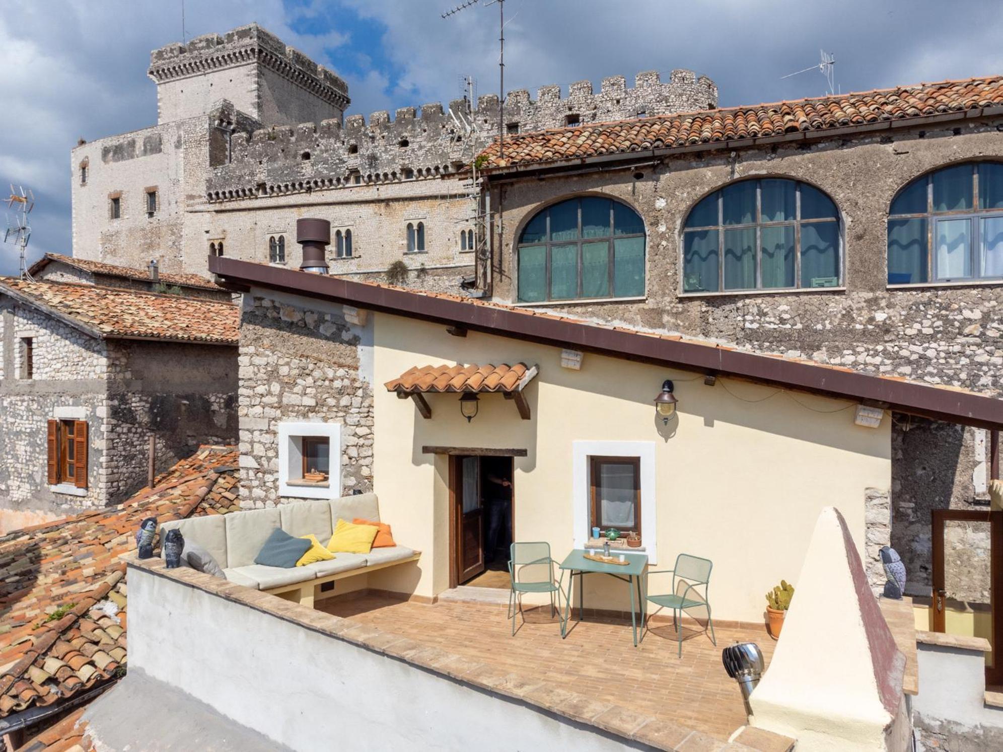 Aurora Medieval House Sermoneta Luaran gambar