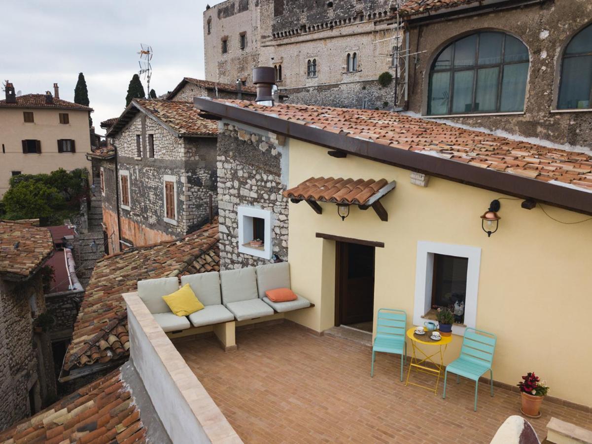 Aurora Medieval House Sermoneta Luaran gambar